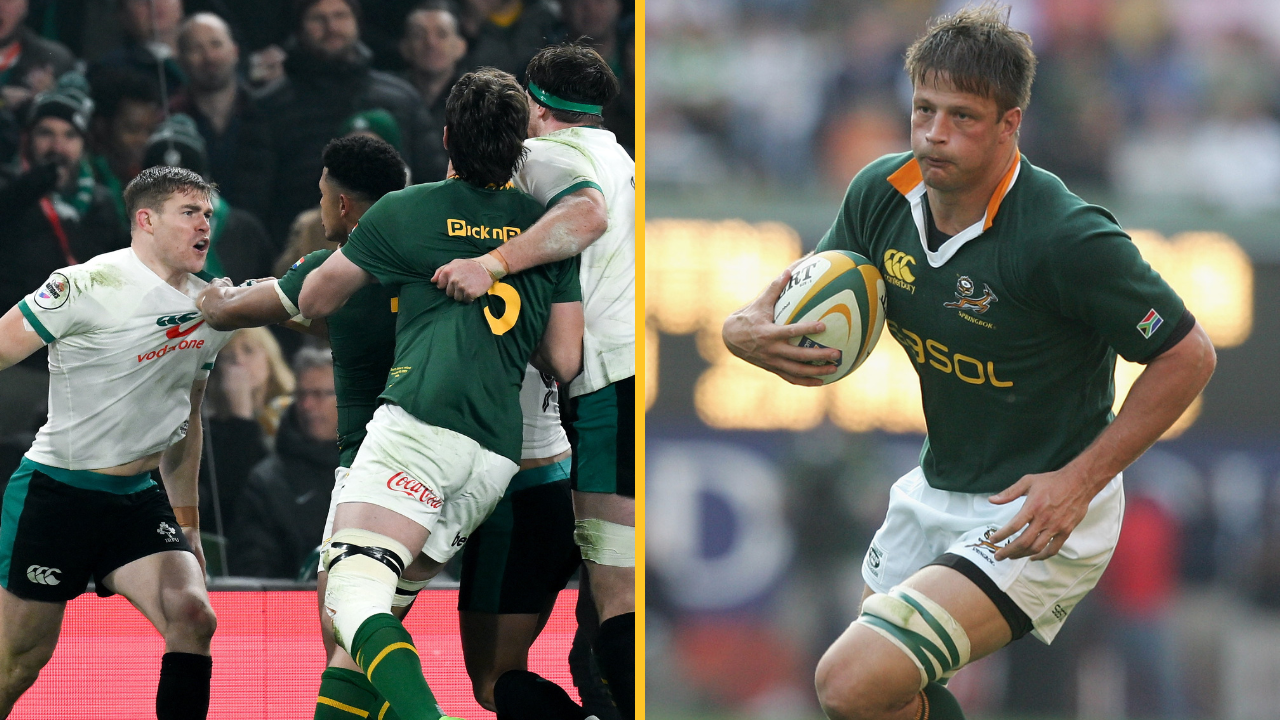 Springbok legend calls Ireland the 'biggest a***h****' in rugby